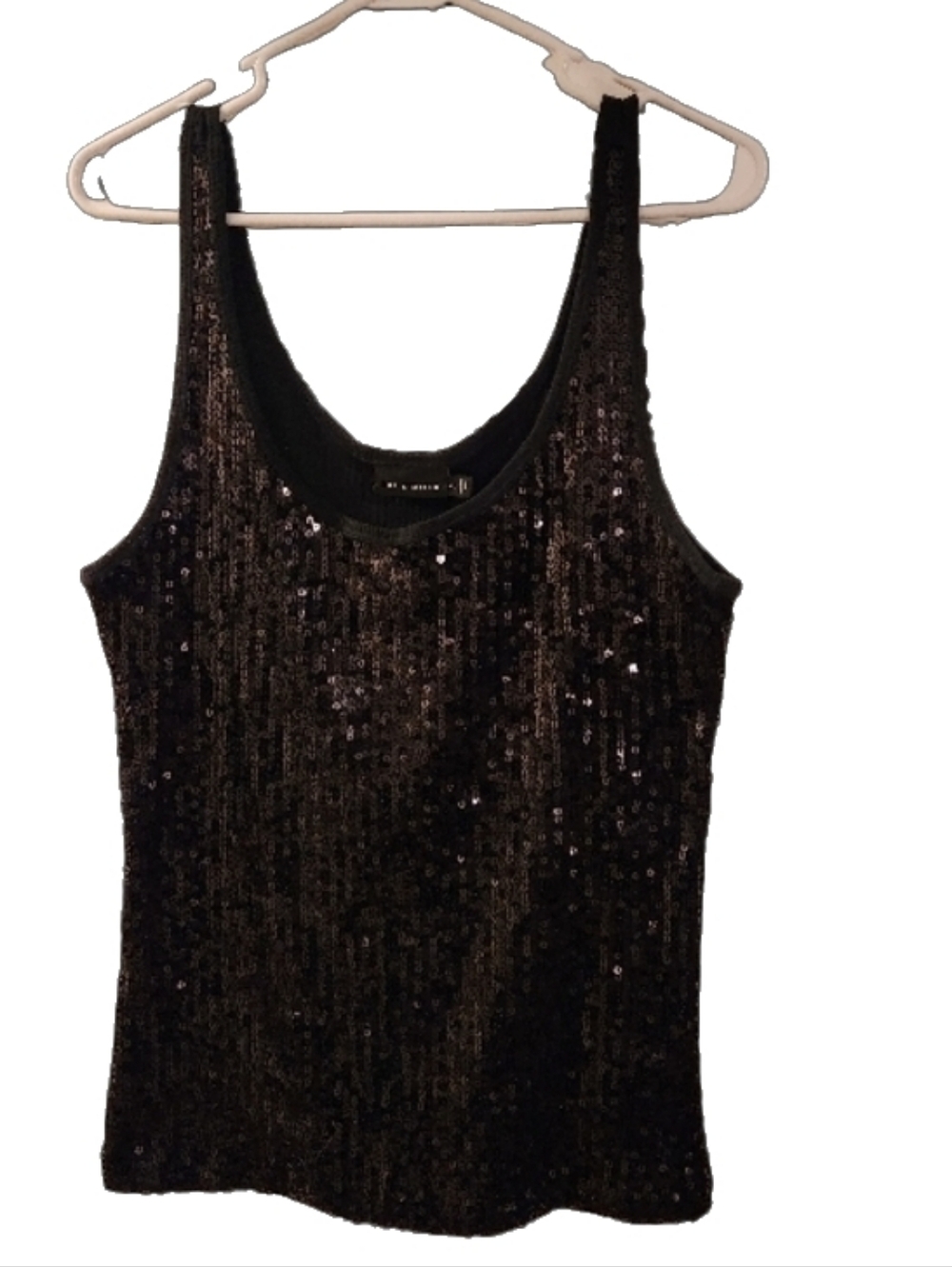 The Limited Black Sequin Tank Camisole